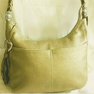 Metalic Gold Tone Brighton Barbados Bag